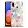 משולשים כיסוי מגן קשיח מעוצב ל Samsung Galaxy A20s יחידה אחת סקרין מובייל