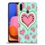 אבטיח אהבה כיסוי מגן קשיח מעוצב ל Samsung Galaxy A20s יחידה אחת סקרין מובייל