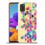 ניאון רומבי כיסוי מגן קשיח מעוצב ל Samsung Galaxy A21s יחידה אחת סקרין מובייל