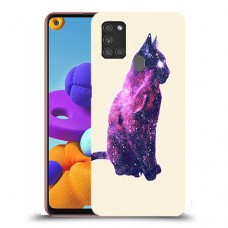 לילה מכושף כיסוי מגן קשיח מעוצב ל Samsung Galaxy A21s יחידה אחת סקרין מובייל