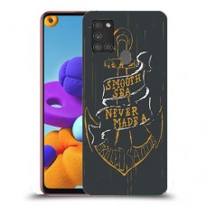 אין ים חלק כיסוי מגן קשיח מעוצב ל Samsung Galaxy A21s יחידה אחת סקרין מובייל