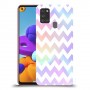 גיאומטריה פסטל כיסוי מגן קשיח מעוצב ל Samsung Galaxy A21s יחידה אחת סקרין מובייל