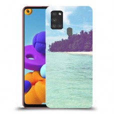 חופשה מושלמת כיסוי מגן קשיח מעוצב ל Samsung Galaxy A21s יחידה אחת סקרין מובייל
