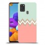 ורוד ירוק כיסוי מגן קשיח מעוצב ל Samsung Galaxy A21s יחידה אחת סקרין מובייל
