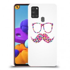 איש פיקסל כיסוי מגן קשיח מעוצב ל Samsung Galaxy A21s יחידה אחת סקרין מובייל