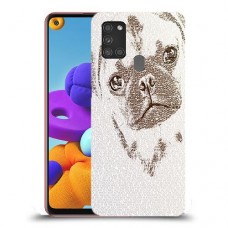 דיוקן סולד כיסוי מגן קשיח מעוצב ל Samsung Galaxy A21s יחידה אחת סקרין מובייל