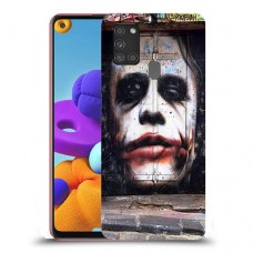 ליצן עצוב כיסוי מגן קשיח מעוצב ל Samsung Galaxy A21s יחידה אחת סקרין מובייל