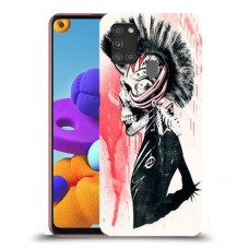 שלד מוהוק כיסוי מגן קשיח מעוצב ל Samsung Galaxy A21s יחידה אחת סקרין מובייל
