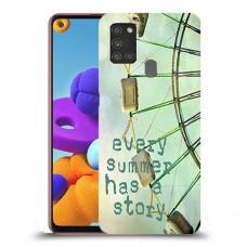 קיץ יש סיפור כיסוי מגן קשיח מעוצב ל Samsung Galaxy A21s יחידה אחת סקרין מובייל