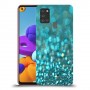 טורקיז יהלומים כיסוי מגן קשיח מעוצב ל Samsung Galaxy A21s יחידה אחת סקרין מובייל