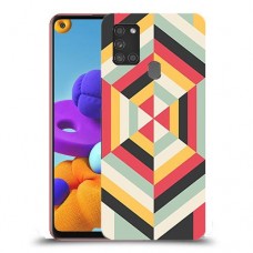 הצגת הפשטה כיסוי מגן קשיח מעוצב ל Samsung Galaxy A21s יחידה אחת סקרין מובייל