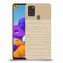 נקודות לבנות כיסוי מגן קשיח מעוצב ל Samsung Galaxy A21s יחידה אחת סקרין מובייל