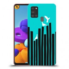 מי גבוה יותר כיסוי מגן קשיח מעוצב ל Samsung Galaxy A21s יחידה אחת סקרין מובייל