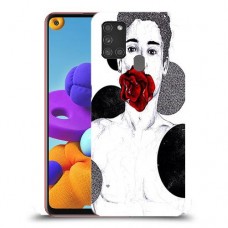 נוכחות נשים כיסוי מגן קשיח מעוצב ל Samsung Galaxy A21s יחידה אחת סקרין מובייל