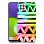 ניאון גיאומטריה כיסוי מגן קשיח מעוצב ל Samsung Galaxy A22 יחידה אחת סקרין מובייל