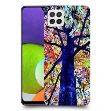 עץ ניאון כיסוי מגן קשיח מעוצב ל Samsung Galaxy A22 יחידה אחת סקרין מובייל