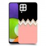 ורוד-לבן-לבן כיסוי מגן קשיח מעוצב ל Samsung Galaxy A22 יחידה אחת סקרין מובייל