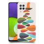 כביש של לבנים קשת כיסוי מגן קשיח מעוצב ל Samsung Galaxy A22 יחידה אחת סקרין מובייל