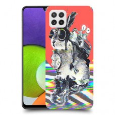 ארנבון מוזר כיסוי מגן קשיח מעוצב ל Samsung Galaxy A22 יחידה אחת סקרין מובייל