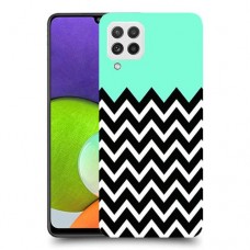 פסים במנטה כיסוי מגן קשיח מעוצב ל Samsung Galaxy A22 יחידה אחת סקרין מובייל