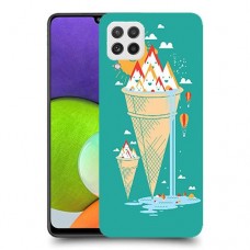 גלידה סאני כיסוי מגן קשיח מעוצב ל Samsung Galaxy A22 יחידה אחת סקרין מובייל