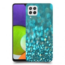 טורקיז יהלומים כיסוי מגן קשיח מעוצב ל Samsung Galaxy A22 יחידה אחת סקרין מובייל