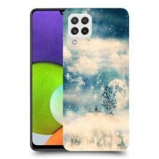 יופי חורף כיסוי מגן קשיח מעוצב ל Samsung Galaxy A22 יחידה אחת סקרין מובייל