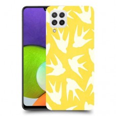 צהוב ציפור החיים כיסוי מגן קשיח מעוצב ל Samsung Galaxy A22 יחידה אחת סקרין מובייל