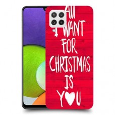 אתה עבור חג המולד כיסוי מגן קשיח מעוצב ל Samsung Galaxy A22 יחידה אחת סקרין מובייל