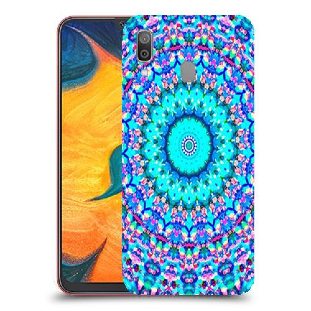 מנדלה בצבע כיסוי מגן קשיח מעוצב ל Samsung Galaxy A30 יחידה אחת סקרין מובייל