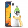 פינגווין בקור כיסוי מגן קשיח מעוצב ל Samsung Galaxy A30 יחידה אחת סקרין מובייל