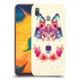 פיקסל וולף כיסוי מגן קשיח מעוצב ל Samsung Galaxy A30 יחידה אחת סקרין מובייל