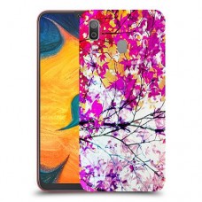 סתיו סגול כיסוי מגן קשיח מעוצב ל Samsung Galaxy A30 יחידה אחת סקרין מובייל