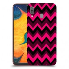 קווי סגול כיסוי מגן קשיח מעוצב ל Samsung Galaxy A30 יחידה אחת סקרין מובייל