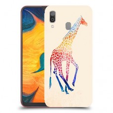 קשת ג 'ירפה כיסוי מגן קשיח מעוצב ל Samsung Galaxy A30 יחידה אחת סקרין מובייל