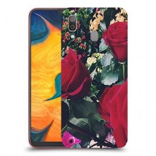 ורדים כיסוי מגן קשיח מעוצב ל Samsung Galaxy A30 יחידה אחת סקרין מובייל