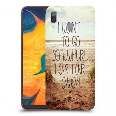 במקום רחוק רחוק כיסוי מגן קשיח מעוצב ל Samsung Galaxy A30 יחידה אחת סקרין מובייל
