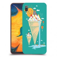 גלידה סאני כיסוי מגן קשיח מעוצב ל Samsung Galaxy A30 יחידה אחת סקרין מובייל