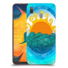 זריחה ליד הים כיסוי מגן קשיח מעוצב ל Samsung Galaxy A30 יחידה אחת סקרין מובייל