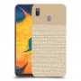 נקודות לבנות כיסוי מגן קשיח מעוצב ל Samsung Galaxy A30 יחידה אחת סקרין מובייל