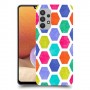 ניאון חלת דבש כיסוי מגן קשיח מעוצב ל Samsung Galaxy A32 יחידה אחת סקרין מובייל