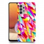פסים ניאון כיסוי מגן קשיח מעוצב ל Samsung Galaxy A32 יחידה אחת סקרין מובייל