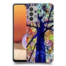 עץ ניאון כיסוי מגן קשיח מעוצב ל Samsung Galaxy A32 יחידה אחת סקרין מובייל