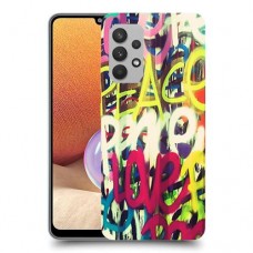 אהבת שלום כיסוי מגן קשיח מעוצב ל Samsung Galaxy A32 יחידה אחת סקרין מובייל