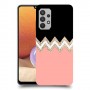 ורוד-לבן-לבן כיסוי מגן קשיח מעוצב ל Samsung Galaxy A32 יחידה אחת סקרין מובייל