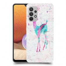 ורוד אייל כיסוי מגן קשיח מעוצב ל Samsung Galaxy A32 יחידה אחת סקרין מובייל