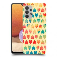 לבבות קשת כיסוי מגן קשיח מעוצב ל Samsung Galaxy A32 יחידה אחת סקרין מובייל