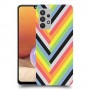 פסים קשת כיסוי מגן קשיח מעוצב ל Samsung Galaxy A32 יחידה אחת סקרין מובייל