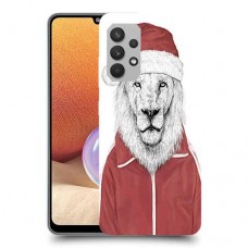 סנטה אריה כיסוי מגן קשיח מעוצב ל Samsung Galaxy A32 יחידה אחת סקרין מובייל