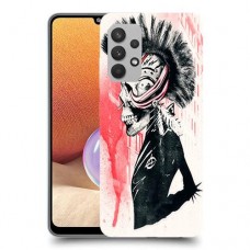 שלד מוהוק כיסוי מגן קשיח מעוצב ל Samsung Galaxy A32 יחידה אחת סקרין מובייל